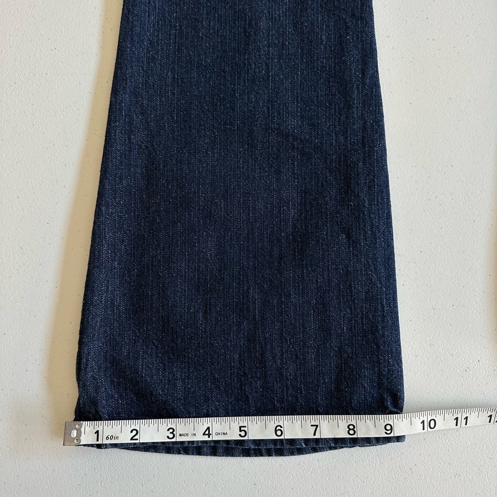 Vintage Y2K Calvin Klein Mid-Rise Flare Double Stone Wash Jeans Size 1 - Picture 10 of 12